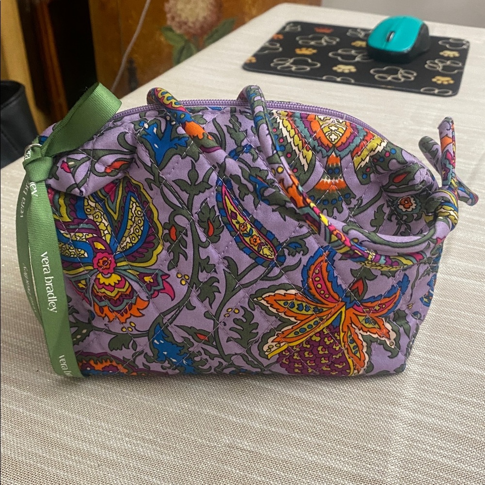 Vera Bradley Blake Crossbody Bag Minimalist Marrakesh Purple - Picture 3 of 12